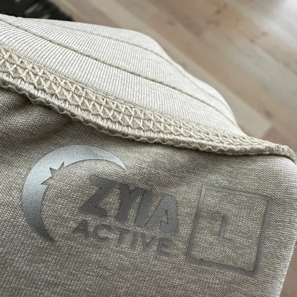 Zyia Taupe Drawstring Joggers new without tags large - Picture 5 of 6